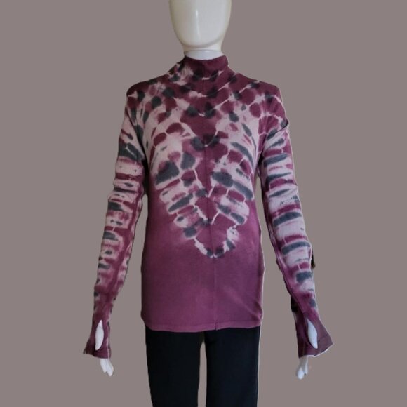 We the Free Psychedelic Tie Dye Turtleneck - medium - Picture 1 of 7